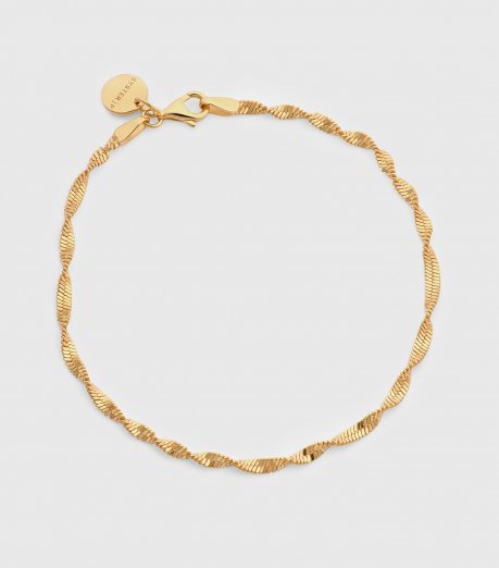 Syster P Herringbone Twisted Bracelet Gold