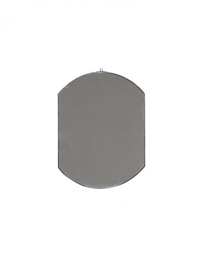 Round edges hanging mirror